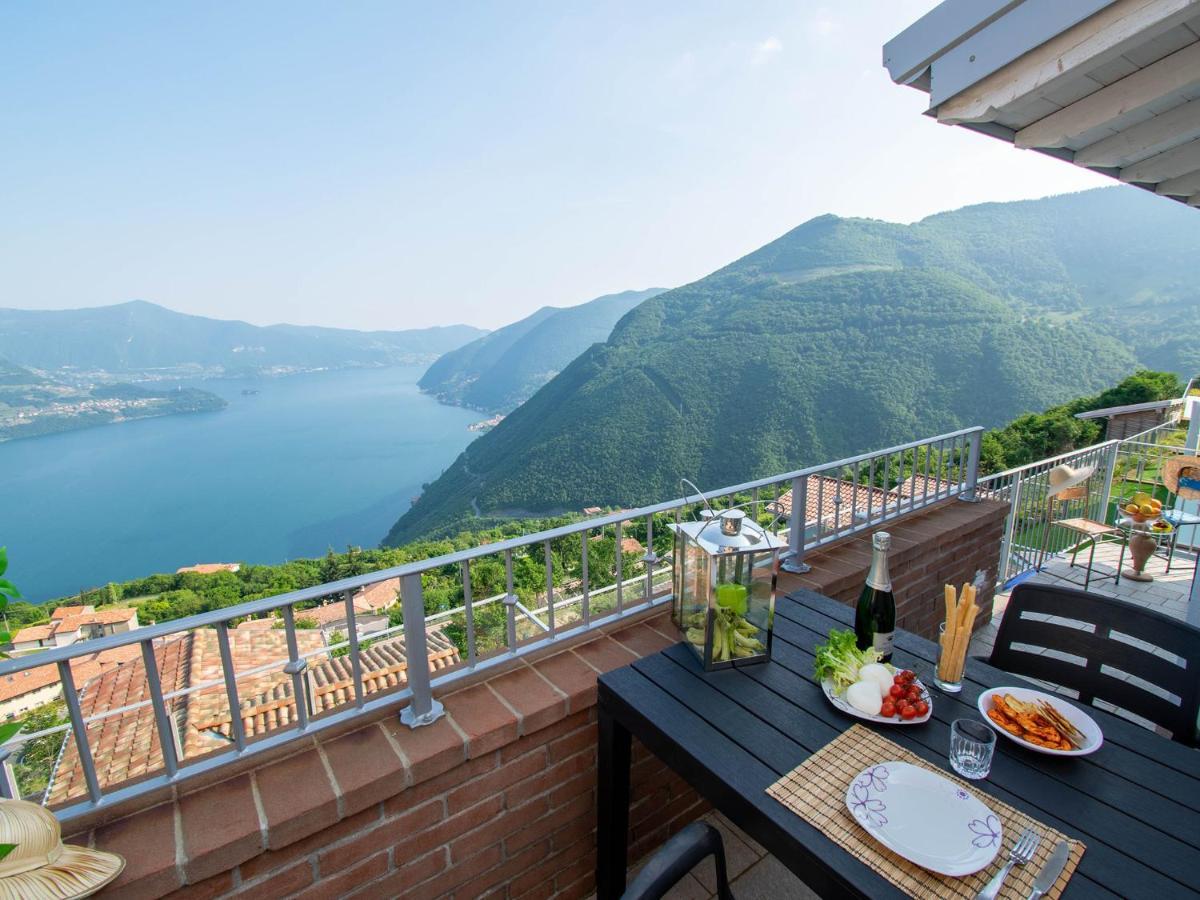 Van Gogh - Beautiful Lake Iseo View And Swimming Pool Parzanica Exterior foto
